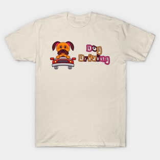 Dog Driving A Car T-Shirt